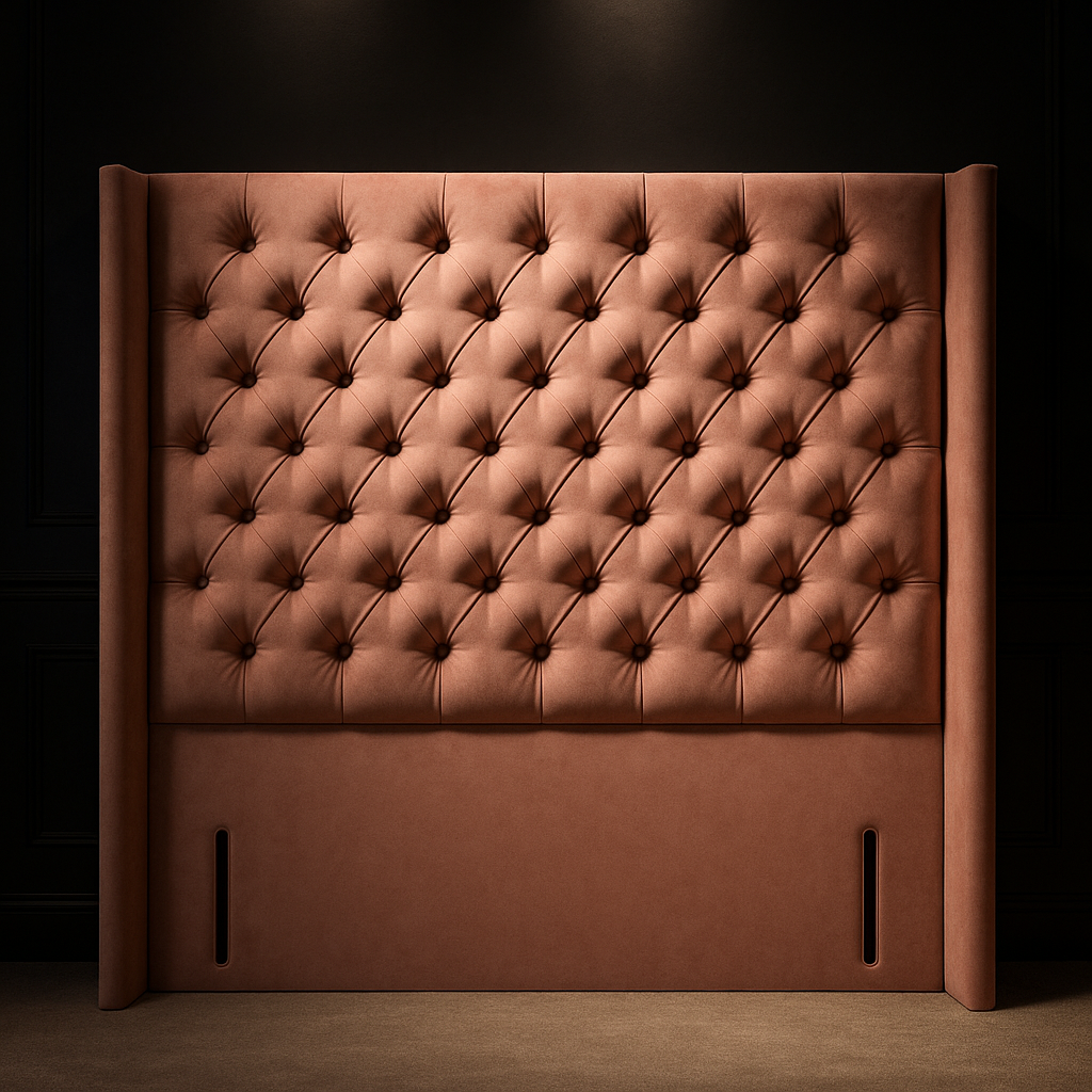 Aria Floor Standing Button Tufted Headboard